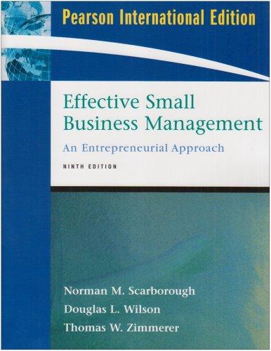 Book Effective Small Business Management free