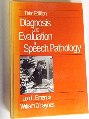 Book Diagnosis and Evaluation in Speech Pathology free