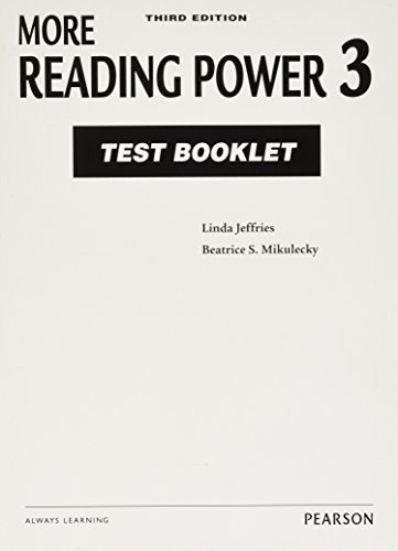Book Reading power 3 3e test booklet free