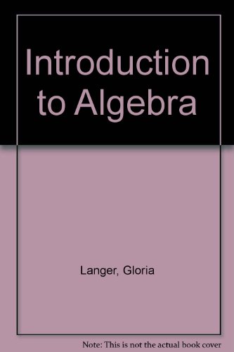 Book Introduction To Algebra free