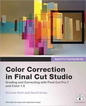 Book Apple Pro Training Series: Color Correction in Final Cut Studio free