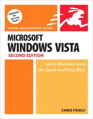 Book Microsoft Windows Vista: Visual QuickStart Guide free
