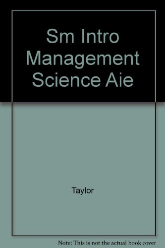 Book Sm Intro Management Science Aie free