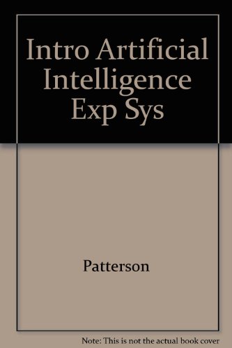 Book INTRO ARTIFICIAL INTELLIGENCE EXP SYS free