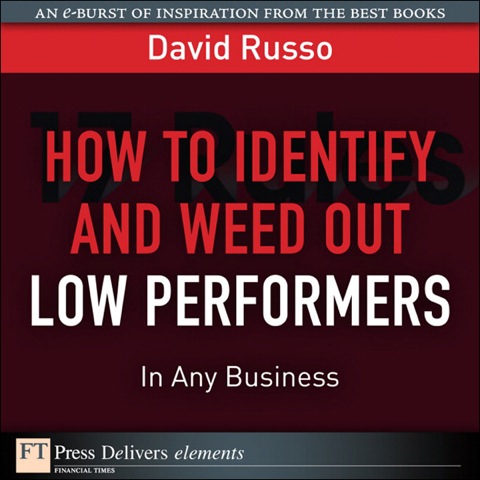 Book How to Identify and Weed Out Low Performers in Any Business free