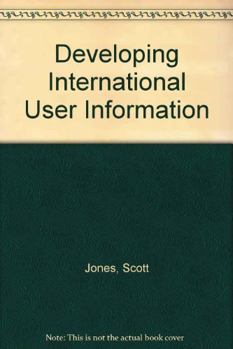Book Developing International User Information (digital Guide) free