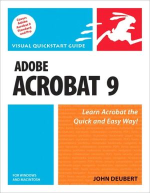 Book Adobe Acrobat 9 for Windows and Macintosh: Visual QuickStart Guide free
