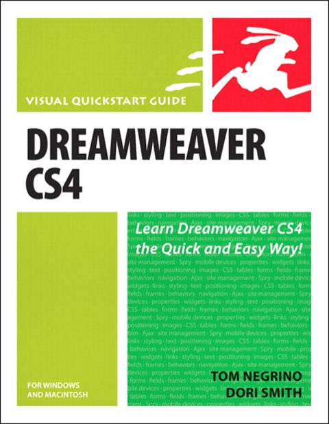 Book Dreamweaver CS4 for Windows and Macintosh: Visual QuickStart Guide free