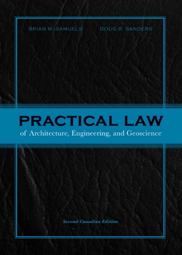 Book Practical Law of Architecture, Engineering, and Geoscience, Second Canadian Edition with Companion Website (2nd Edition) free