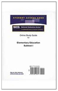 Book Access Code Card For The Online Tutorial For The National Evaluation Series Elementary Education Subtest I free