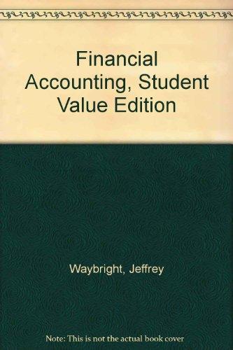 Book Financial Accounting, Student Value Edition free