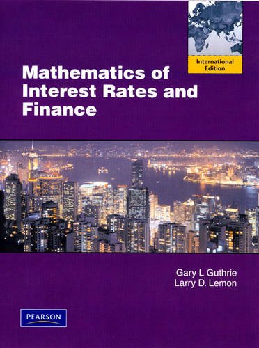 Book Mathematics of Interest Rates and Finance: International Edition free