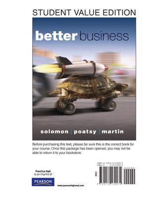 Book Better Business, Student Value Edition free