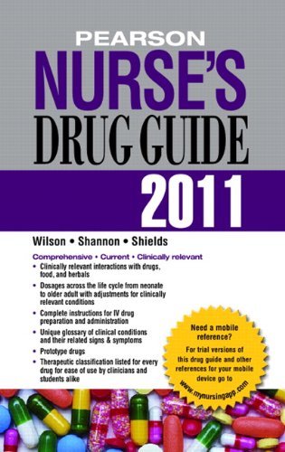 Book Pearson Nurse's Drug Guide 2011--Retail Edition (NURSING DRUG GUIDE) free