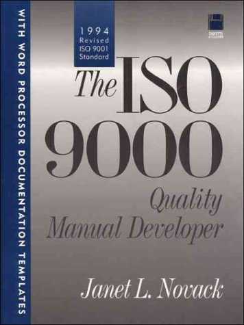 Book Iso 9000 Quality Manual Developer free