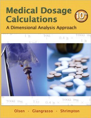 Book Medical Dosage Calculations: A Dimensional Analysis Approach (10th Edition) free