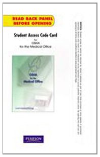 Book Student Access Code Card For Osha For The Medical Office (online Course) free