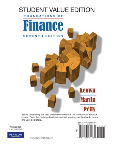 Book Foundations of Finance: The Logic and Practice of Financial Mangement, Student Value Edition + Myfinancelab Package free