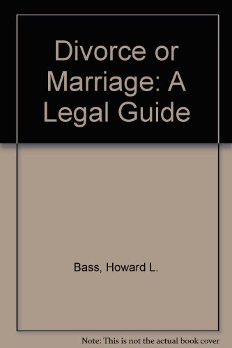 Book Divorce or Marriage: A Legal Guide free