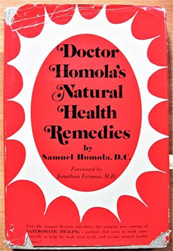 Book Doctor Homola's Natural Health Remedies free