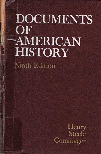 Book Documents of American History. free