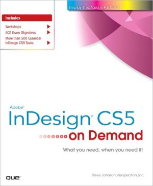 Book Adobe InDesign CS5 on Demand free