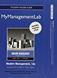 Book Mymanagementlab, Passcode with eText: Modern Management Concepts and Skills (MyManagementLab (access codes)) free