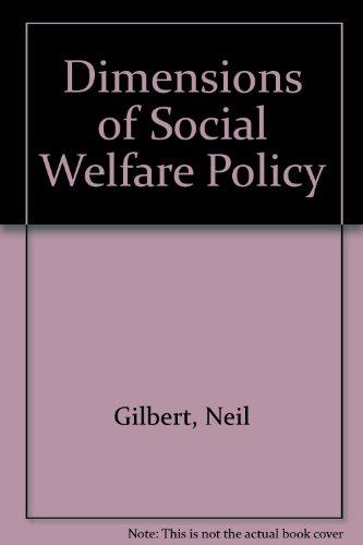 Book Dimensions of Social Welfare Policy free