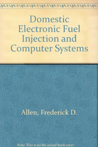 Book Domestic Electronic Fuel Injection and Computer Systems free