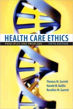 Book Health Care Ethics: Principles and Problems (5th Edition) free