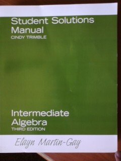 Book Student Solutions Manual for Intermediate Algebra free