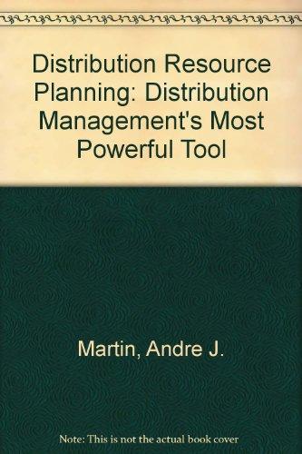 Book Drp, Distribution Resource Planning: Distribution Management's Most Powerful Tool free