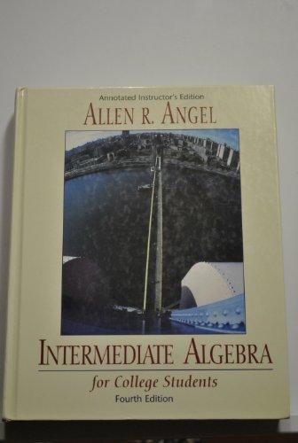 Book Intermediate Algebra for College Students Annotated Instructor's Edition: Fourth Edition free