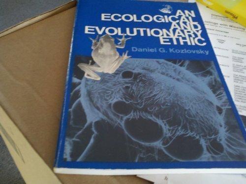 Book Ecological And Evolutionary Ethic free