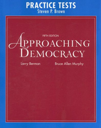 Book Approaching Democracy: Practice Tests free