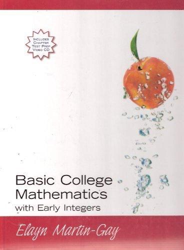 Book Basic College Mathematics Early Integers (Hard Cover) - Basic College Mathematics with E free