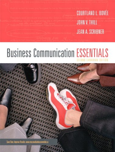 Book Business Communication Essentials, Second Canadian Edition free
