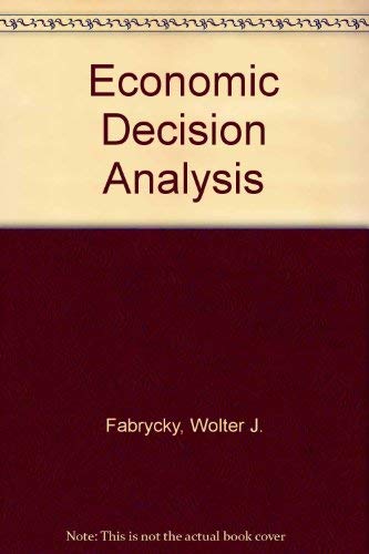 Book Economic decision analysis free