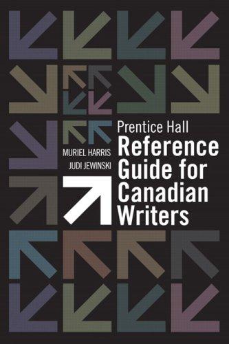 Book Prentice Hall Reference Guide for Canadian Writers [Spiral-bound] free