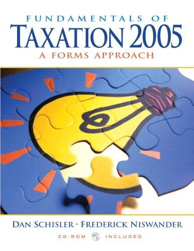 Book Fundamentals of Taxation 2005 and TaxAct 2004 Package (2nd Edition) free