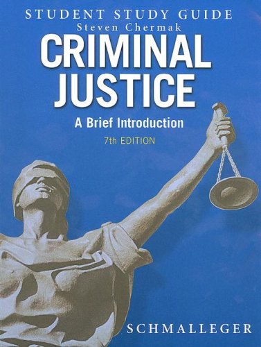 Book Criminal Justice: A Brief Introduction, Student Study Guide free