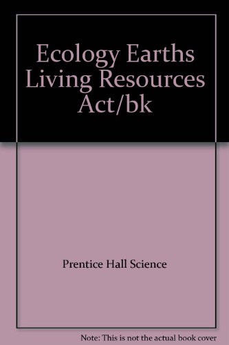 Book Ecology Earths Living Resources Act/bk free