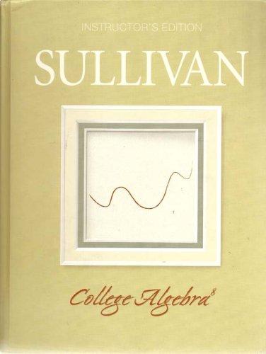 Book College Algebra: Instructor's Ed. free