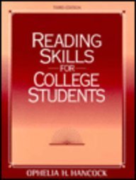 Book Reading Skills For College Students free
