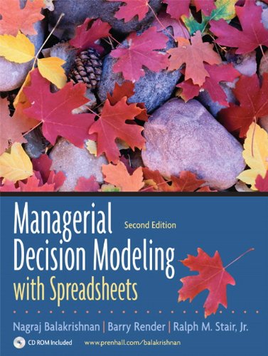 Book Managerial Decision Modeling With Spreadsheets free