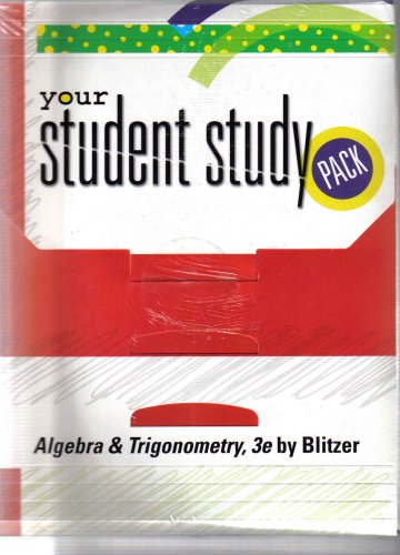 Book Algebra and Trigonometry Student Study Pack-Sa for Algebra and Trigonometry free