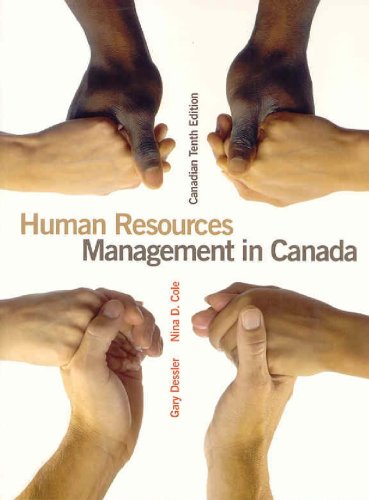 Book Human Resources Management in Canada free