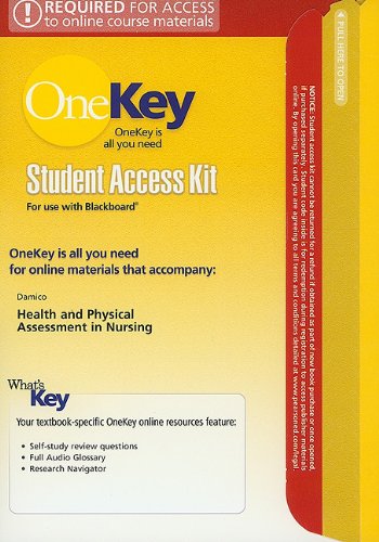 Book Health and Physical Assessment in Nursing (OneKey) free