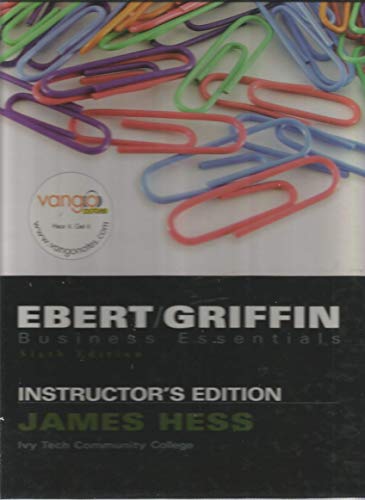 Book Business Essentials 6th Edition Instructor's Edition free