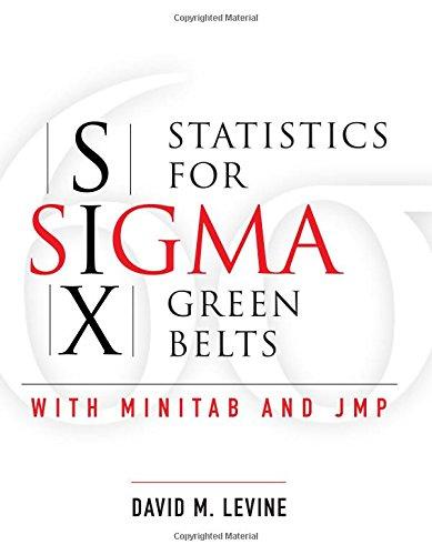 Book Statistics for Six Sigma Green Belts with Minitab and JMP free
